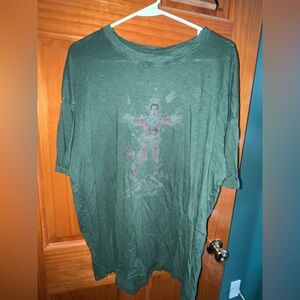 American Eagle Outfitters Forest Green National Lampoons Christmas Graphic Tee